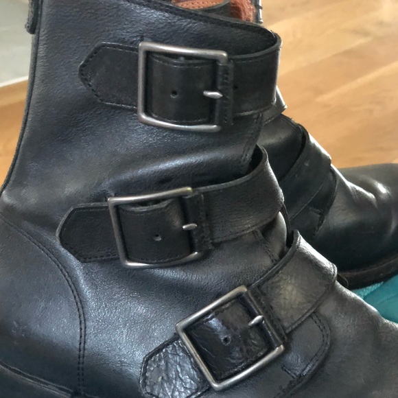 Frye dark grey/black booties - Picture 3 of 8